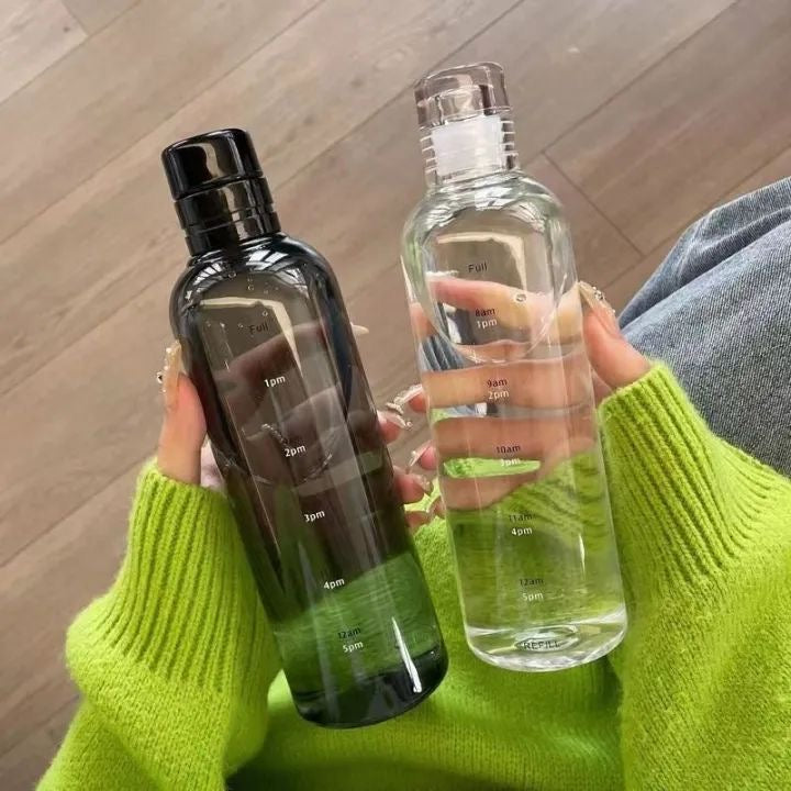 Time Marked Hydration Water Bottle