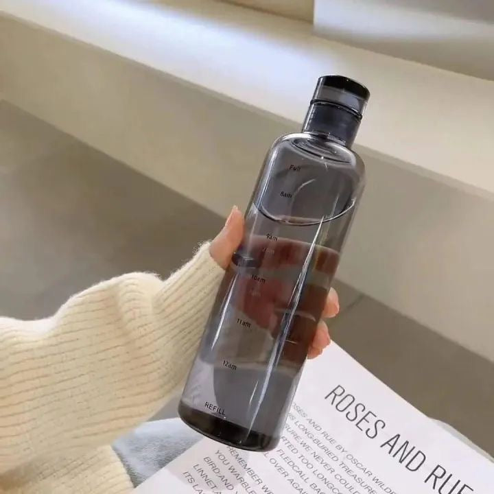 Time Marked Hydration Water Bottle
